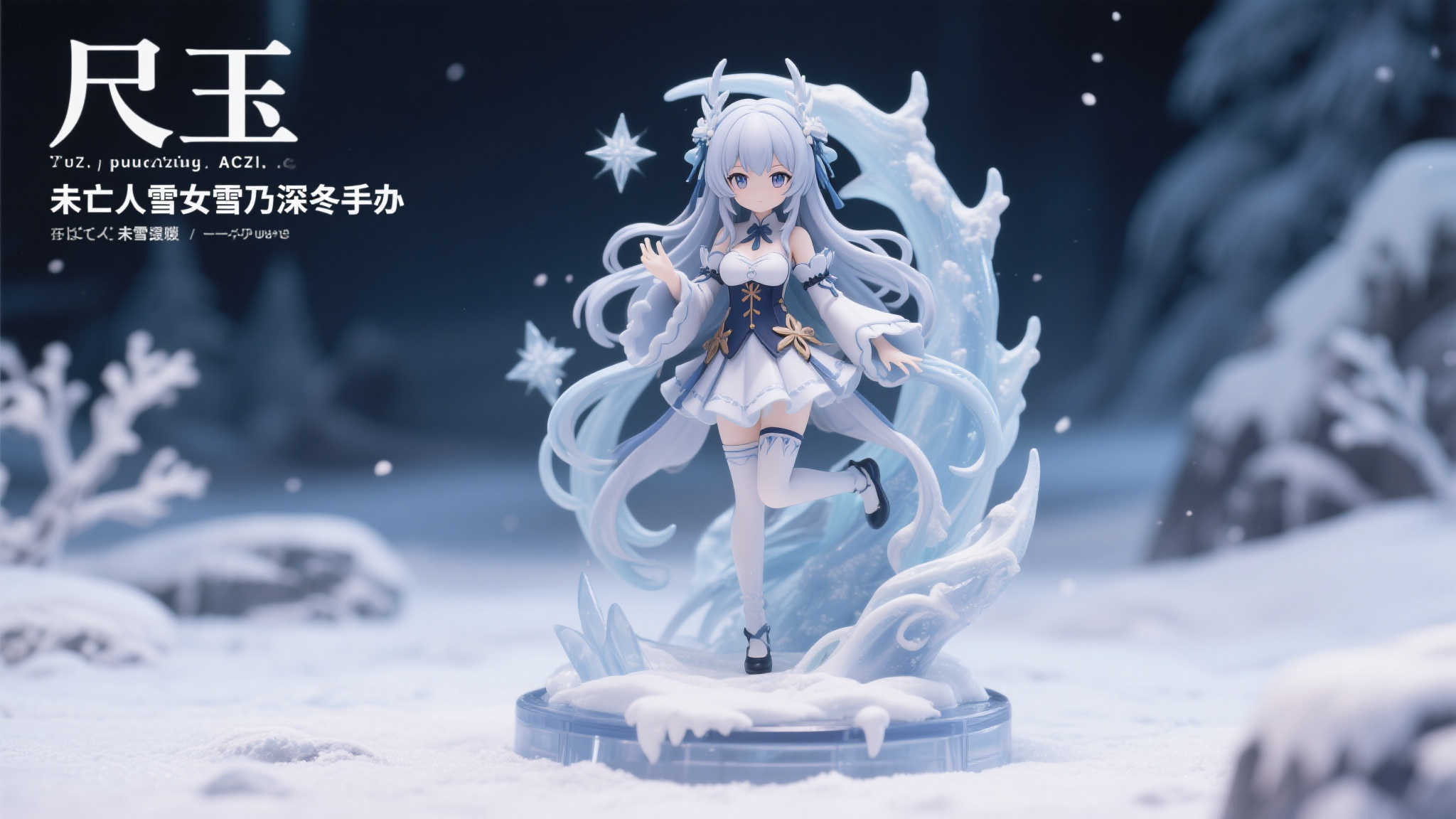 雪女雪乃深冬手办：ぷぅ崎ぷぅ奈原创系列未亡人之美